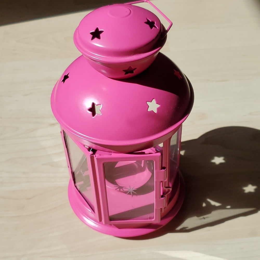 SOLD Like New Hot Pink Lantern
